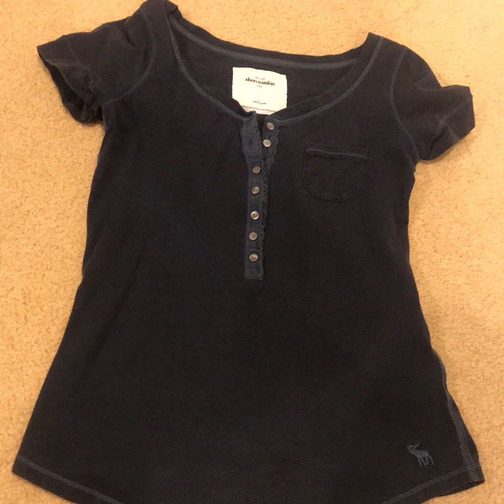 Abercrombie button top